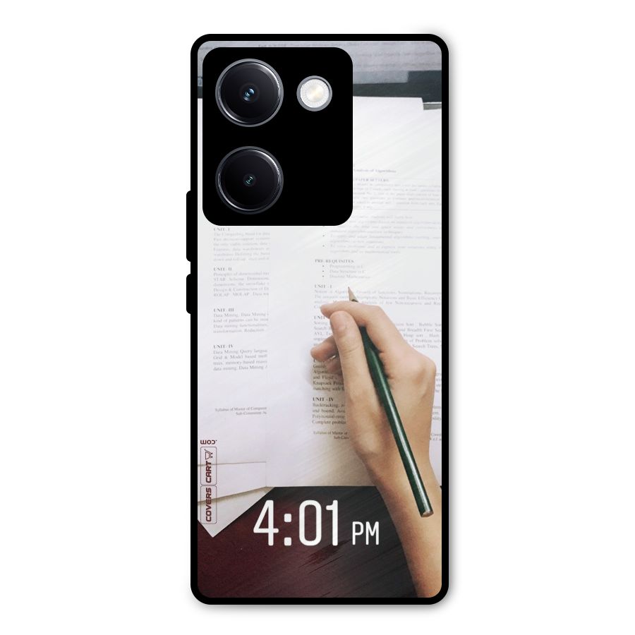 Exam Time Blues Metal Back Case for Vivo Y300 Plus