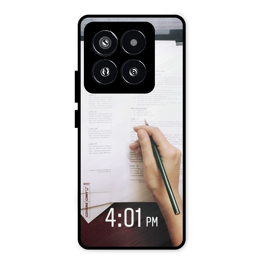 Exam Time Blues Metal Back Case for Xiaomi 14 Pro
