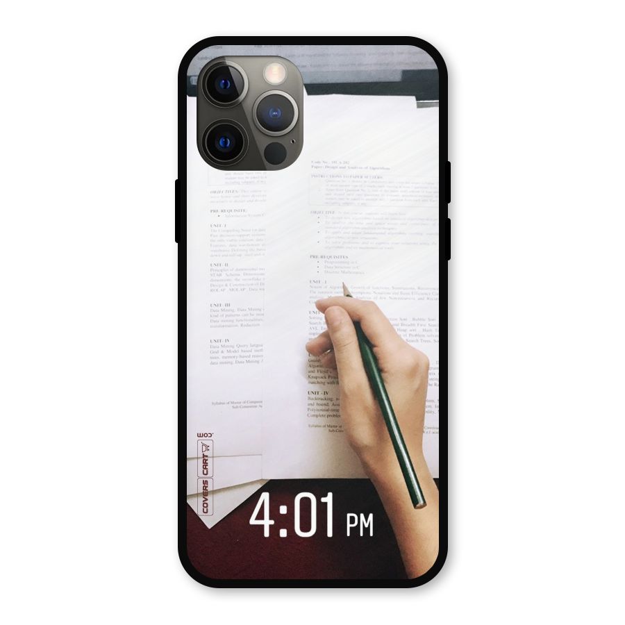 Exam Time Blues Metal Back Case for iPhone 12 Pro