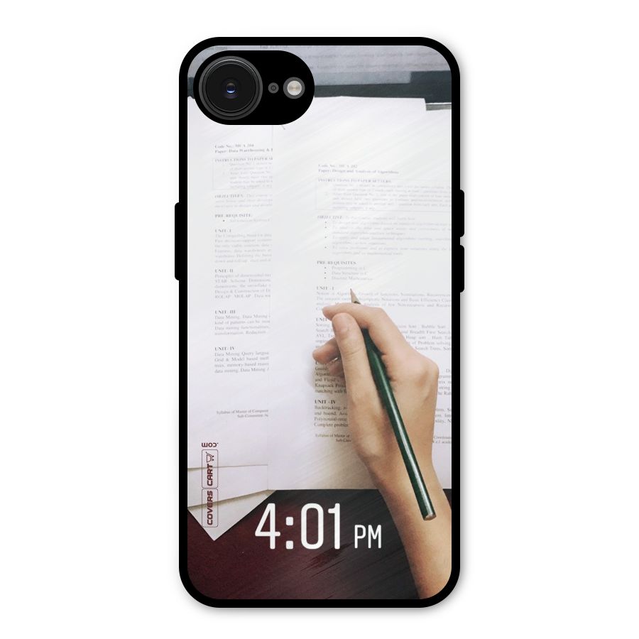 Exam Time Blues Metal Back Case for iPhone 16e