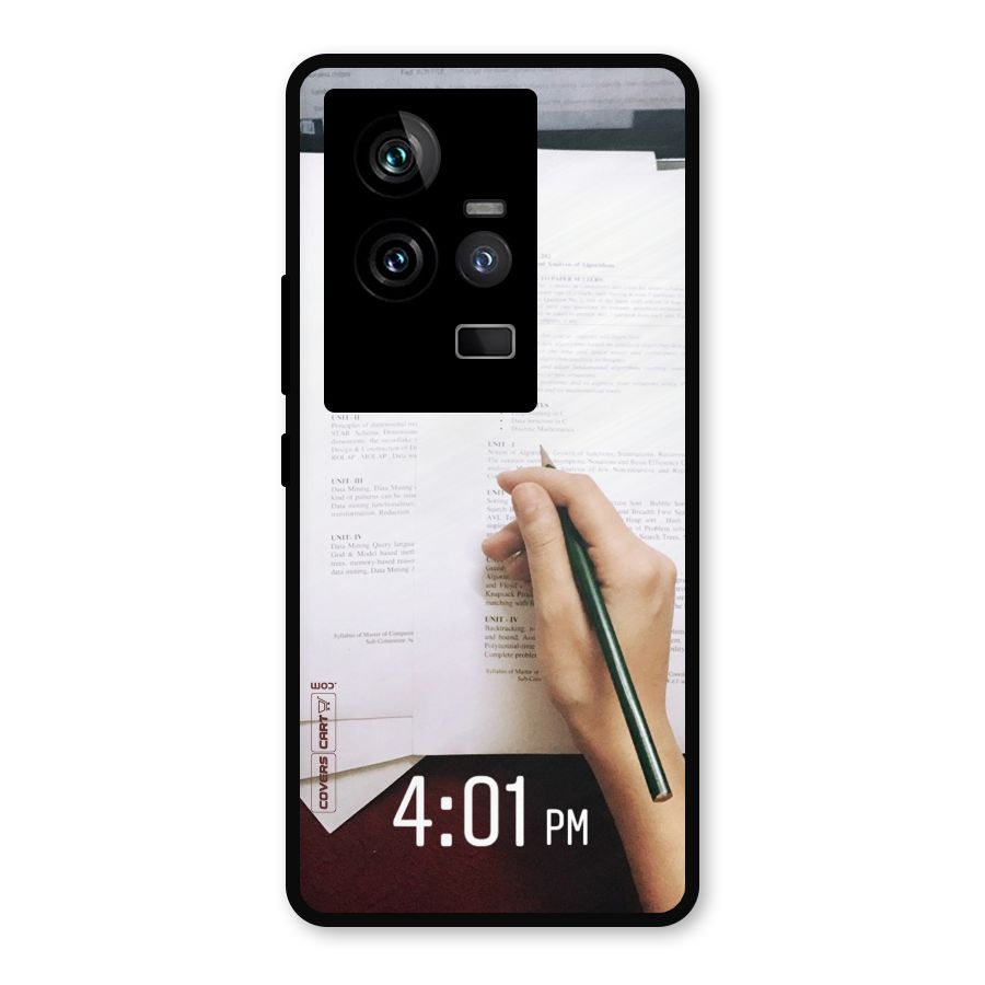 Exam Time Blues Metal Back Case for iQOO 11 5G