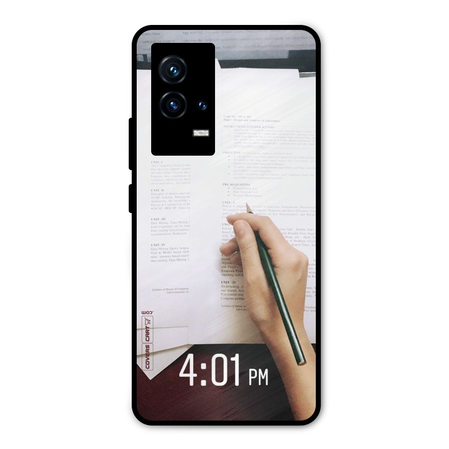 Exam Time Blues Metal Back Case for iQOO 9 5G