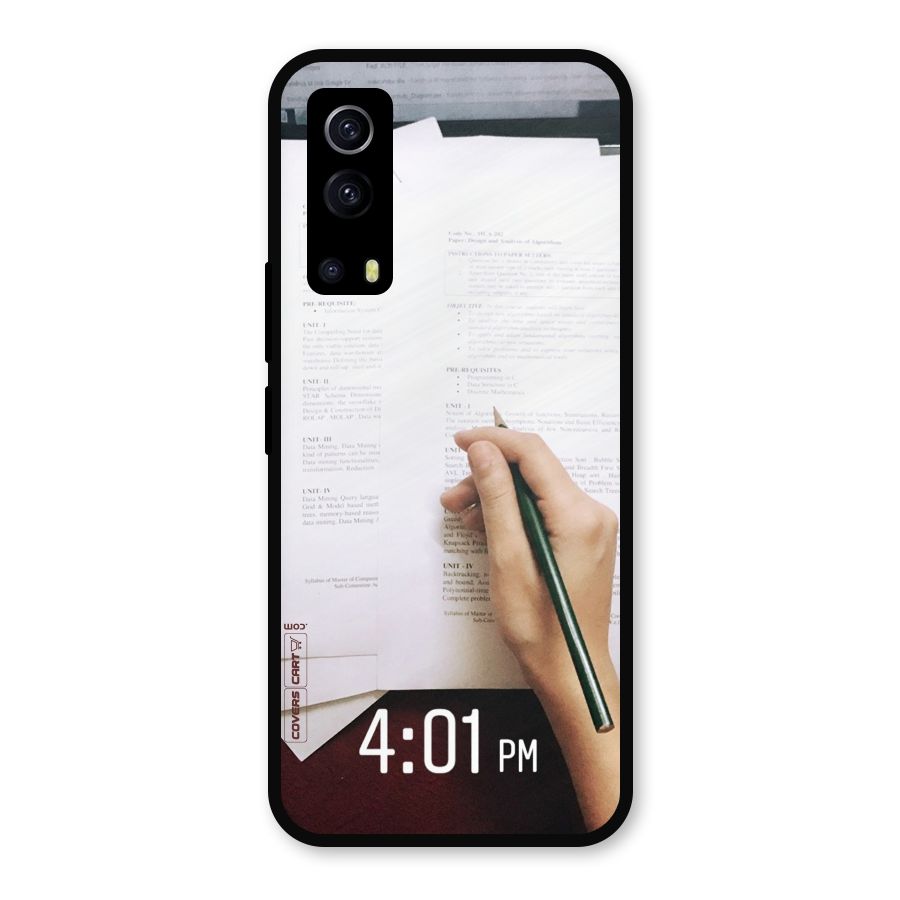 Exam Time Blues Metal Back Case for iQOO Z3
