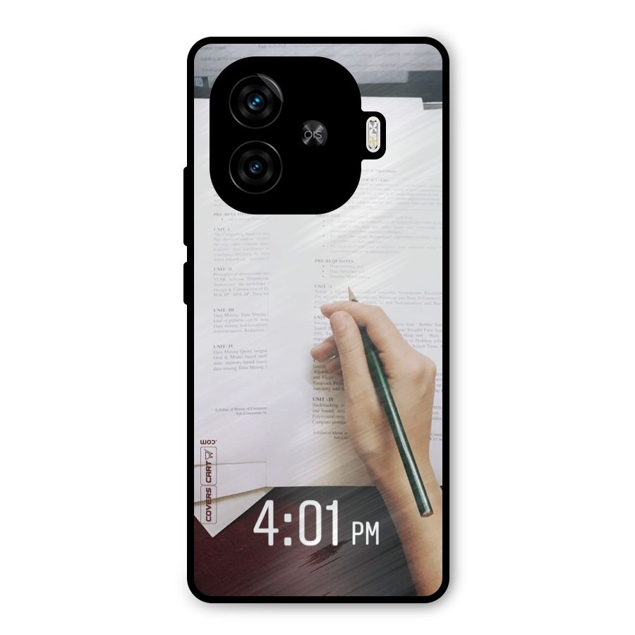 Exam Time Blues Metal Back Case for iQOO Z9 Turbo