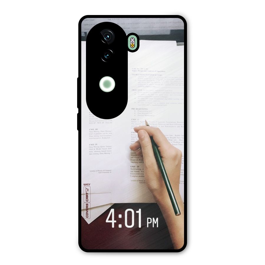 Exam Time Blues Metal Back Case for iQOO Z9s