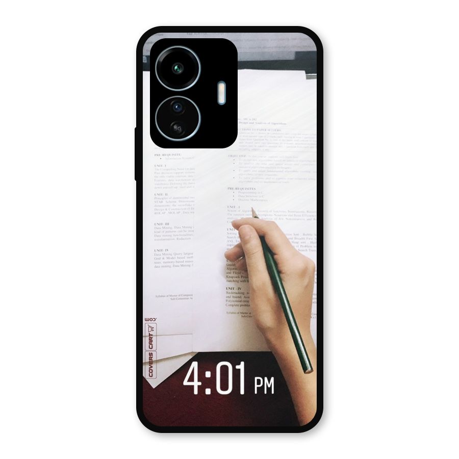 Exam Time Blues Metal Back Case for vivo iQOO Z6 Lite 5G