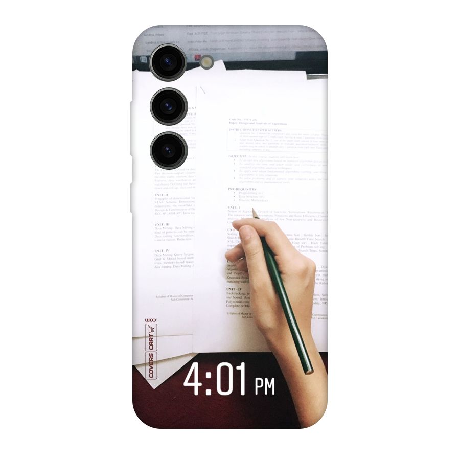 Exam Time Blues Original Polycarbonate Back Case for Galaxy S23