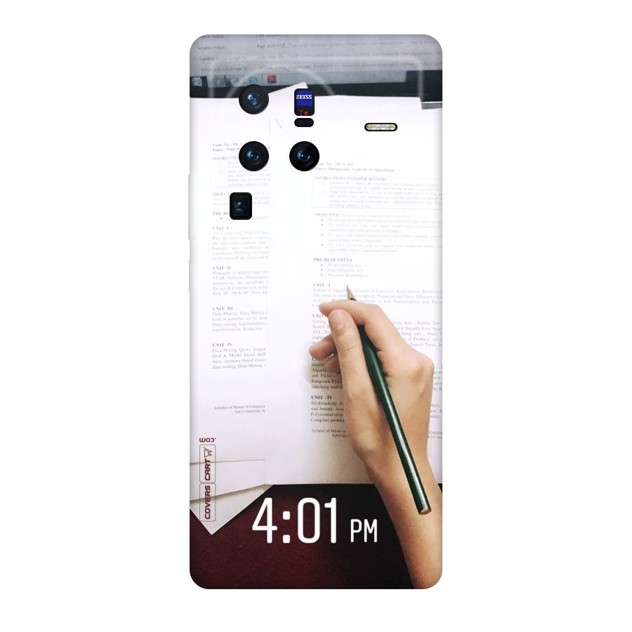 Exam Time Blues Original Polycarbonate Back Case for Vivo X80