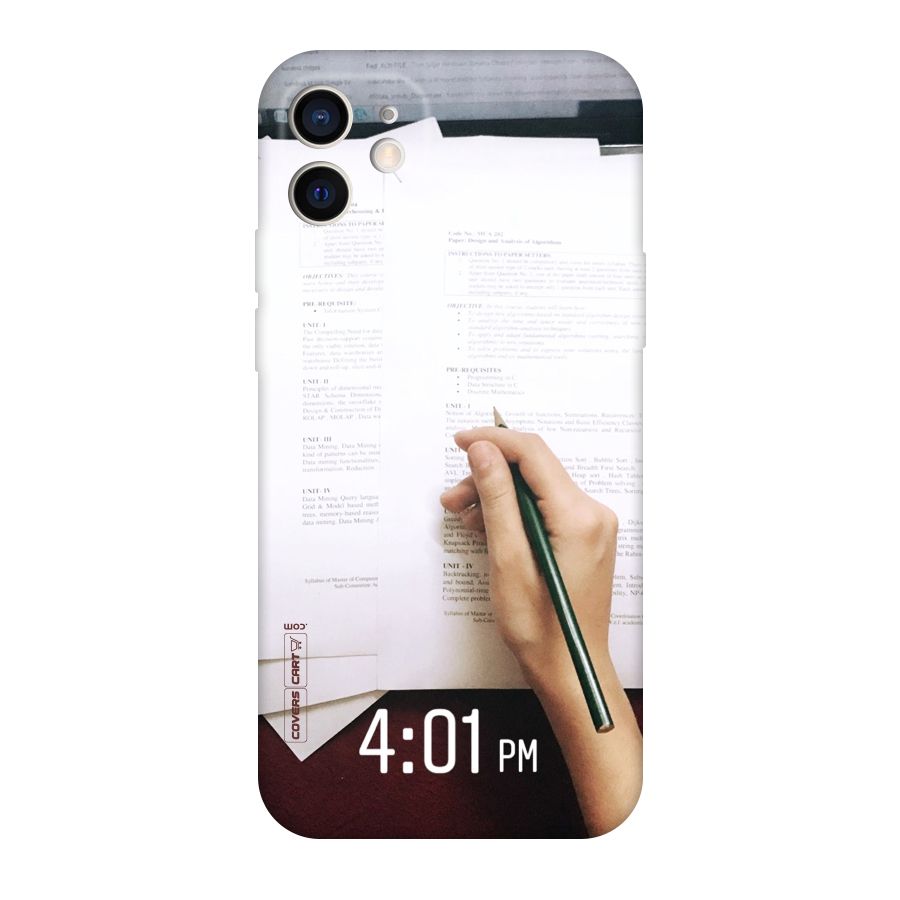 Exam Time Blues Original Polycarbonate Back Case for iPhone 12