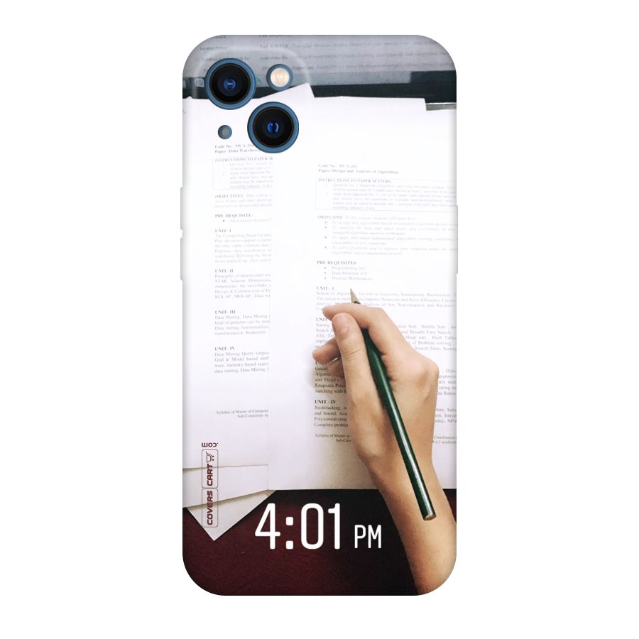 Exam Time Blues Original Polycarbonate Back Case for iPhone 13