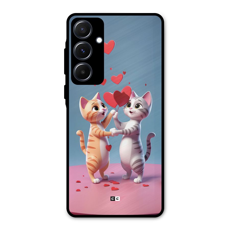 Exchanging Hearts Metal Back Case for Galaxy A55