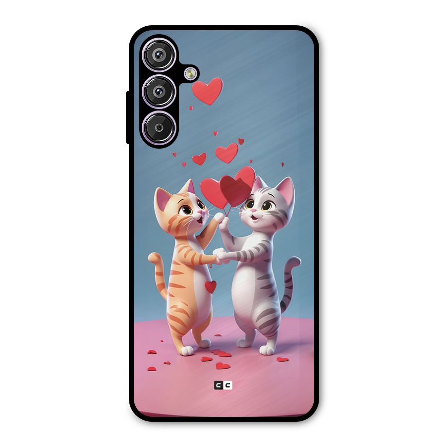 Exchanging Hearts Metal Back Case for Galaxy F15