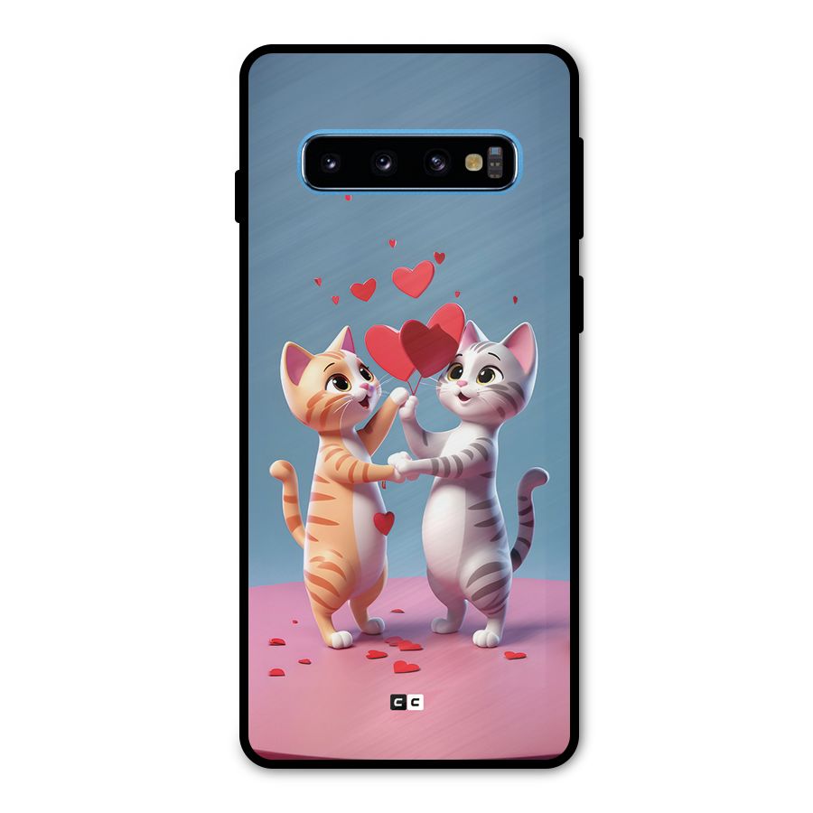 Exchanging Hearts Metal Back Case for Galaxy S10