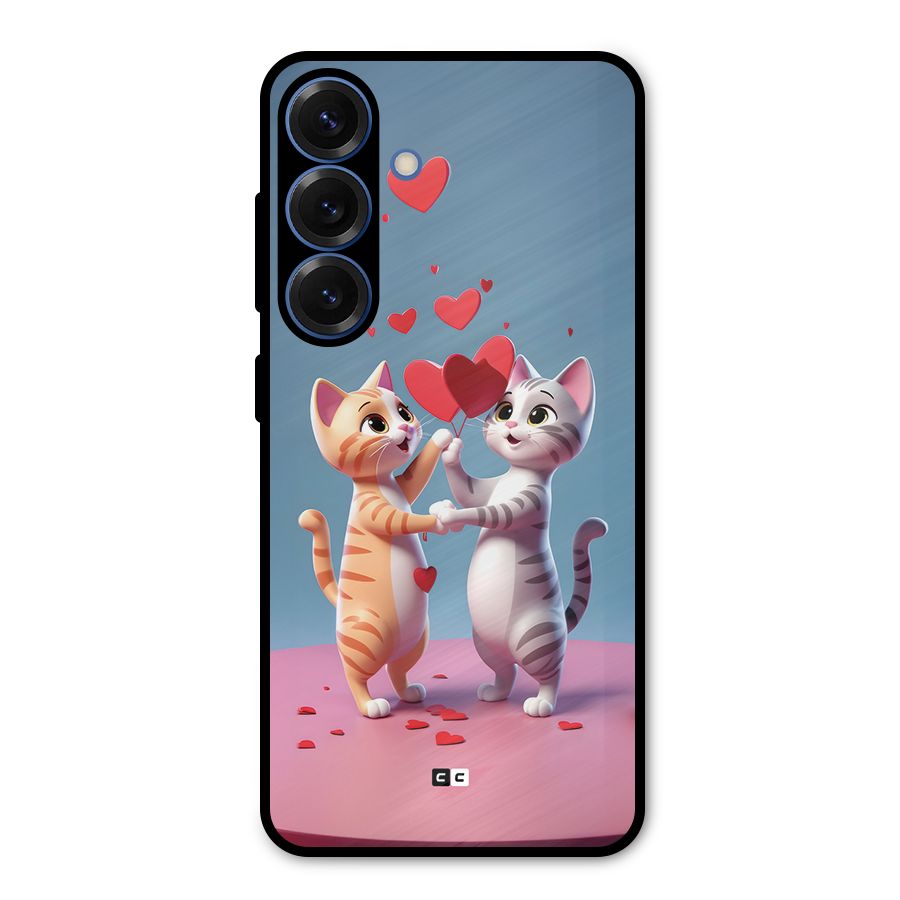 Exchanging Hearts Metal Back Case for Galaxy S25