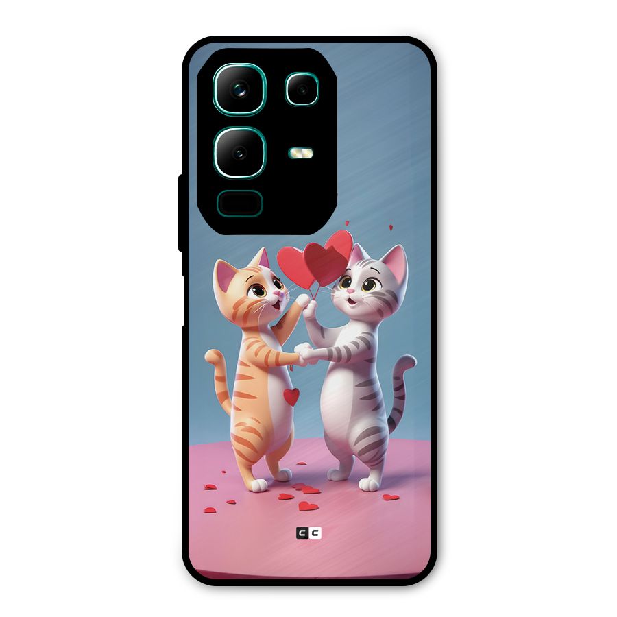 Exchanging Hearts Metal Back Case for Infinix Note 50x