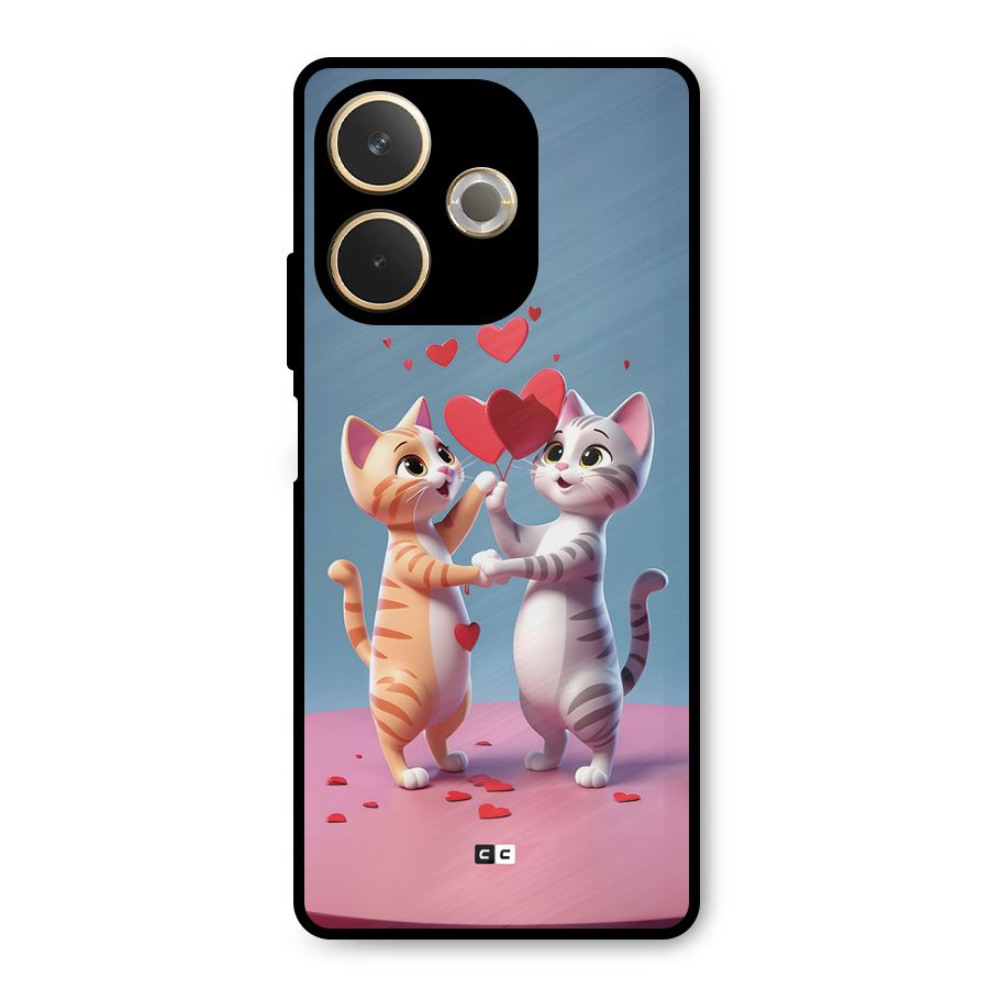 Exchanging Hearts Metal Back Case for Oppo A5 Pro