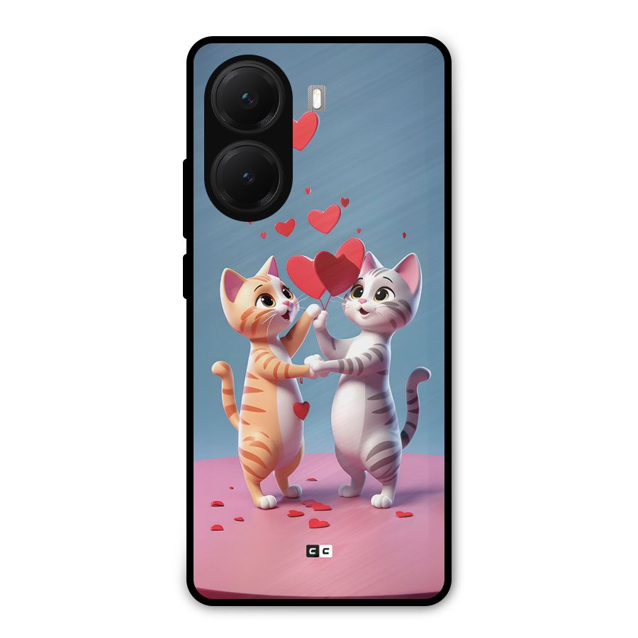 Exchanging Hearts Metal Back Case for Poco X7 Pro