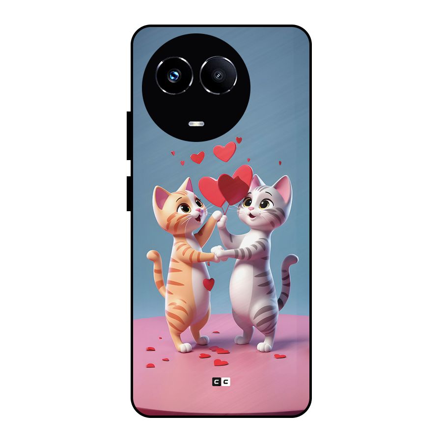 Exchanging Hearts Metal Back Case for Realme 11X
