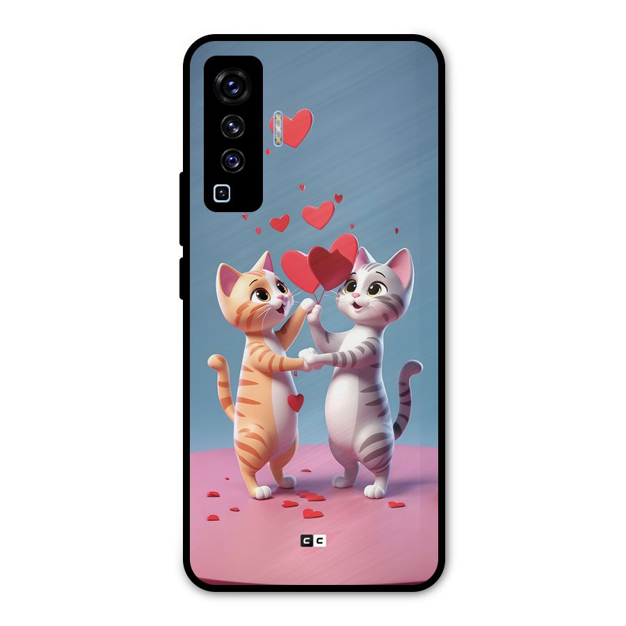 Exchanging Hearts Metal Back Case for Vivo X50