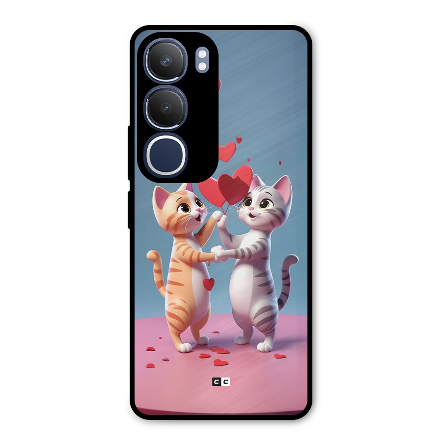 Exchanging Hearts Metal Back Case for Vivo Y29