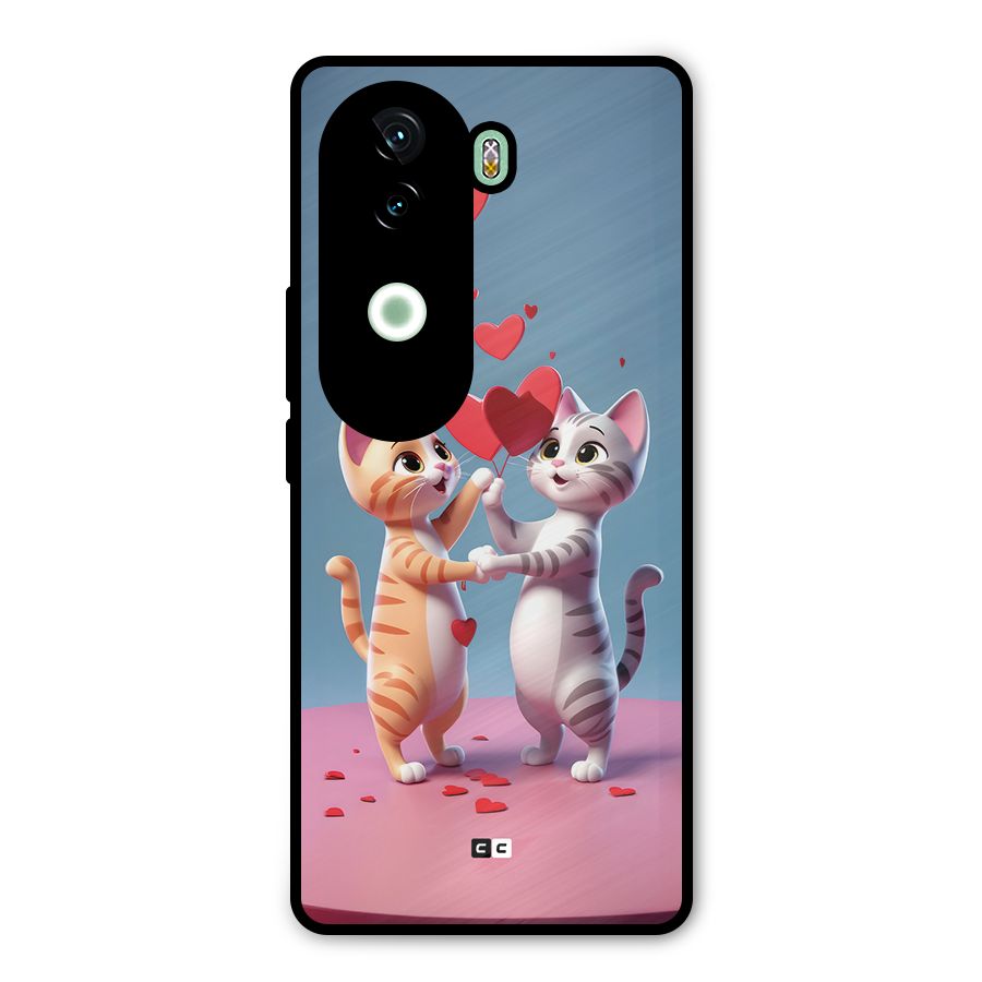 Exchanging Hearts Metal Back Case for iQOO Z9s