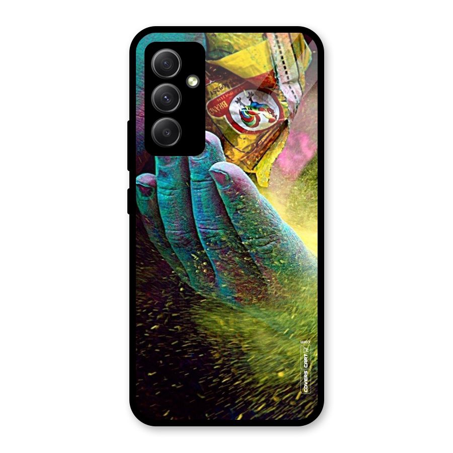 Exotic Colours Glass Back Case for Galaxy A34