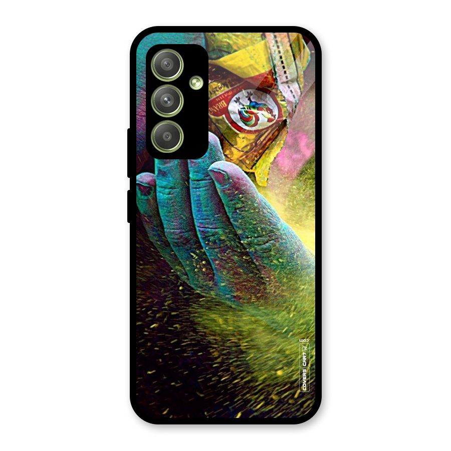 Exotic Colours Glass Back Case for Galaxy A54