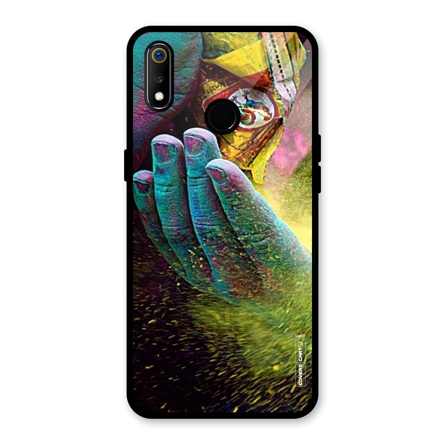 Exotic Colours Glass Back Case for Realme 3i