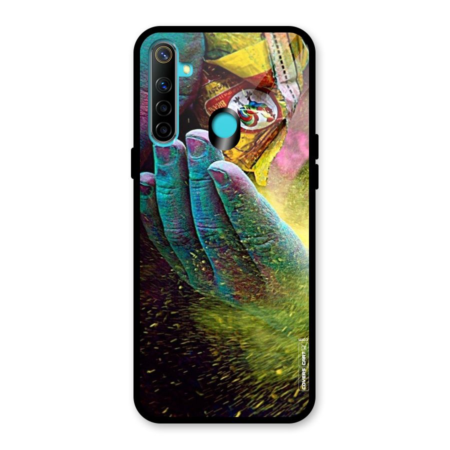 Exotic Colours Glass Back Case for Realme 5i