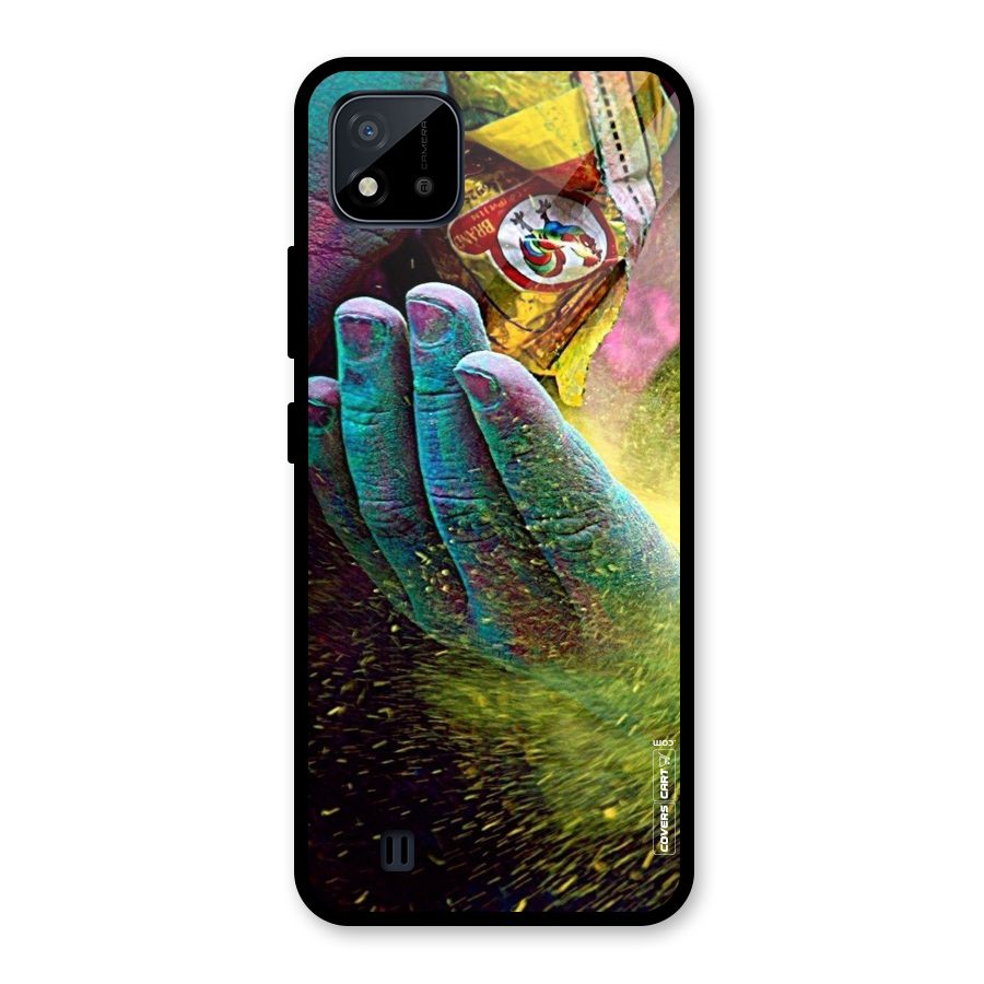 Exotic Colours Glass Back Case for Realme C11 2021