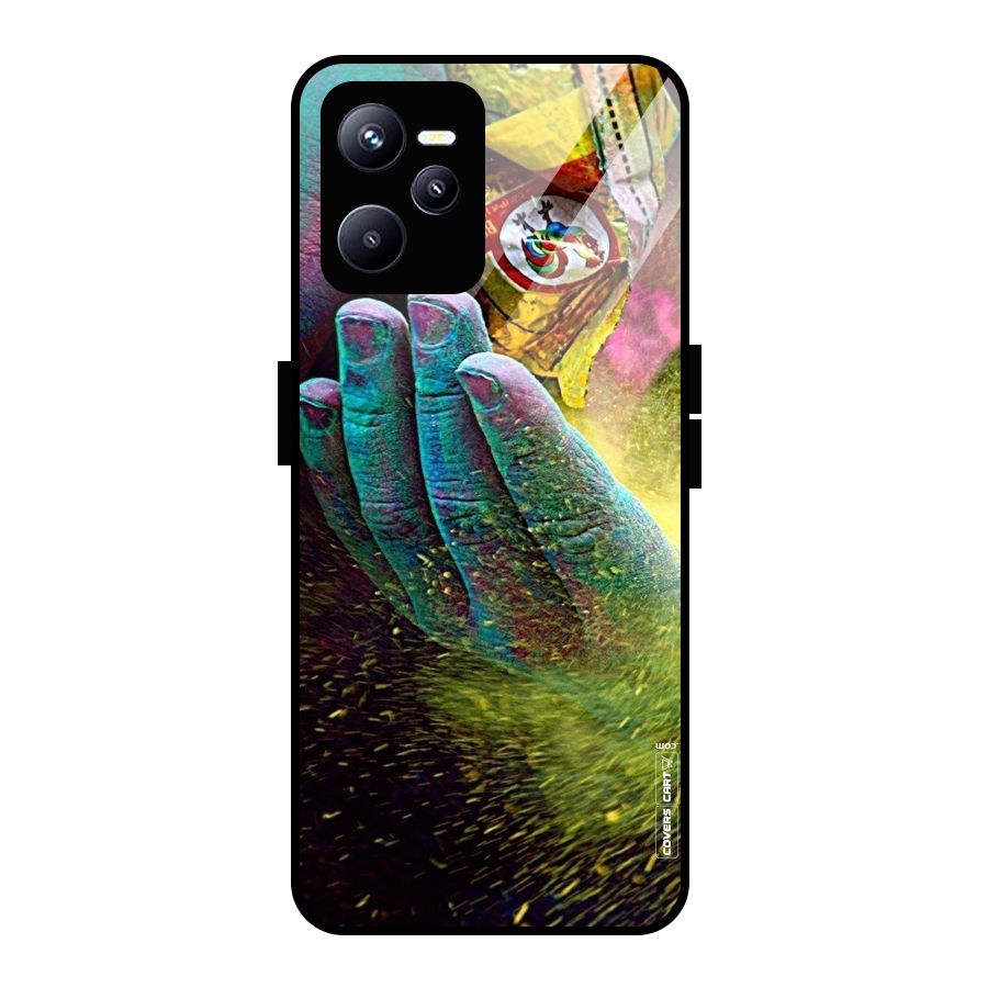 Exotic Colours Glass Back Case for Realme C35