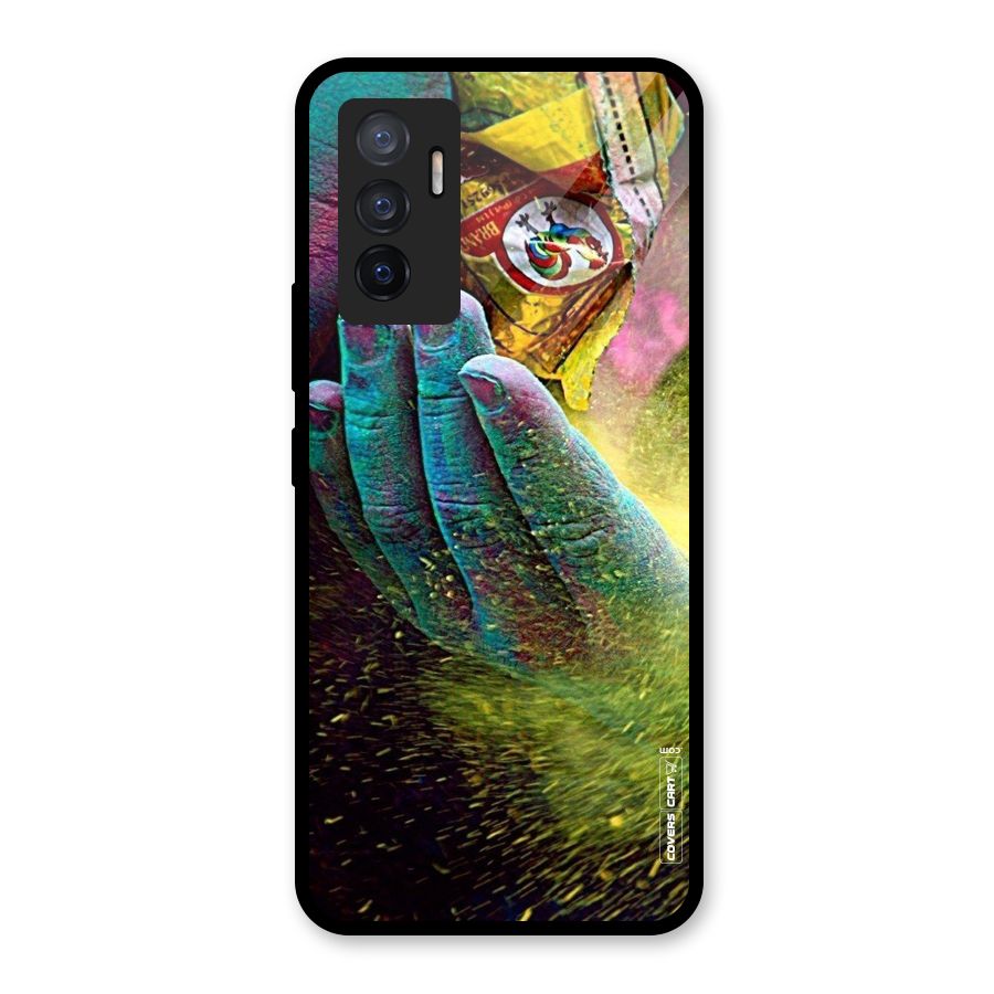 Exotic Colours Glass Back Case for Vivo V23e