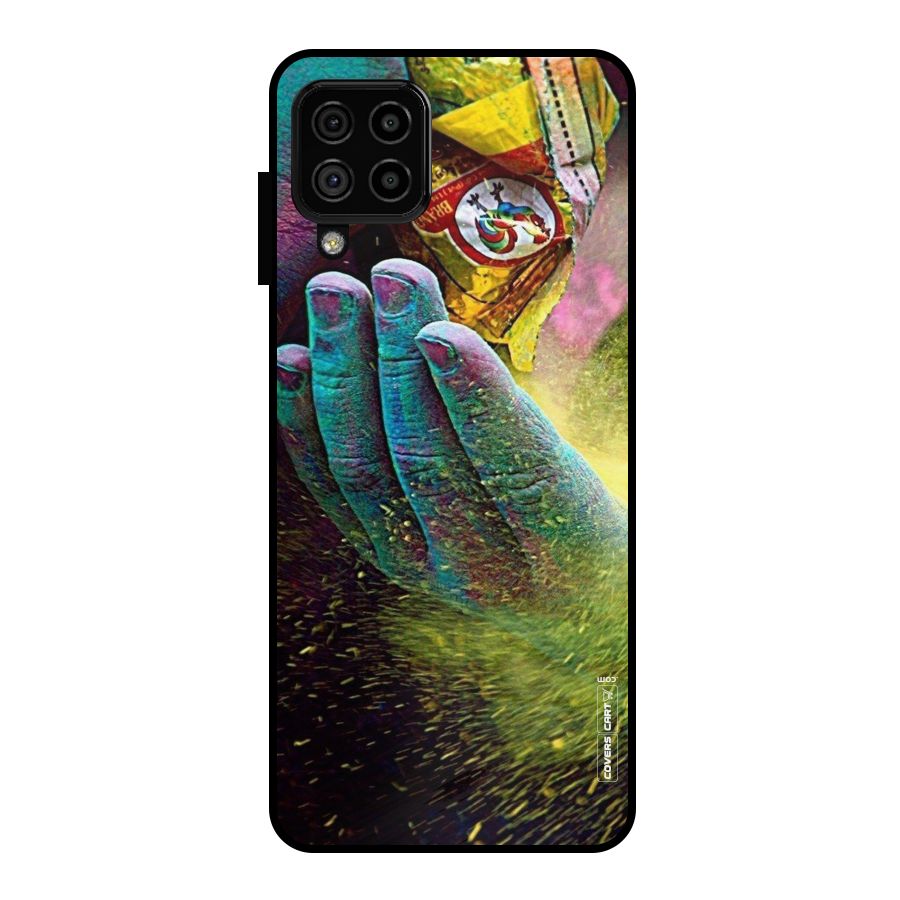 Exotic Colours Metal Back Case for Galaxy A22 4G
