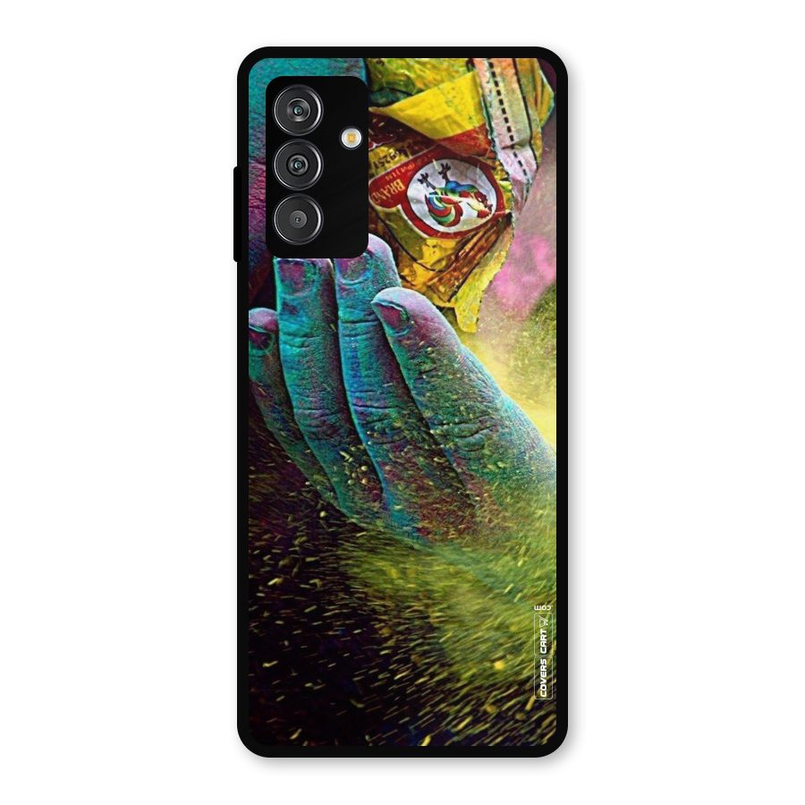 Exotic Colours Metal Back Case for Galaxy F13