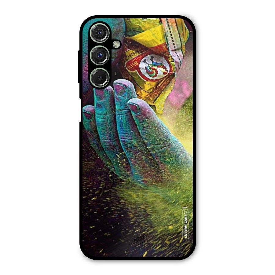 Exotic Colours Metal Back Case for Galaxy F34