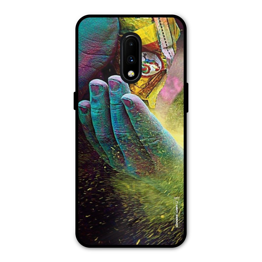 Exotic Colours Metal Back Case for OnePlus 7