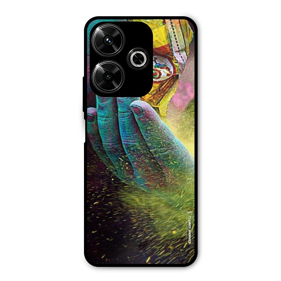 Exotic Colours Metal Back Case for Poco M6 Plus