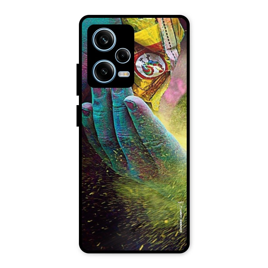 Exotic Colours Metal Back Case for Redmi Note 12 Pro