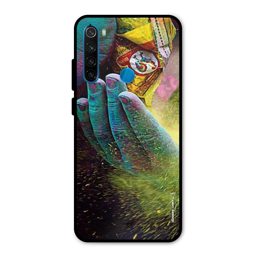 Exotic Colours Metal Back Case for Redmi Note 8