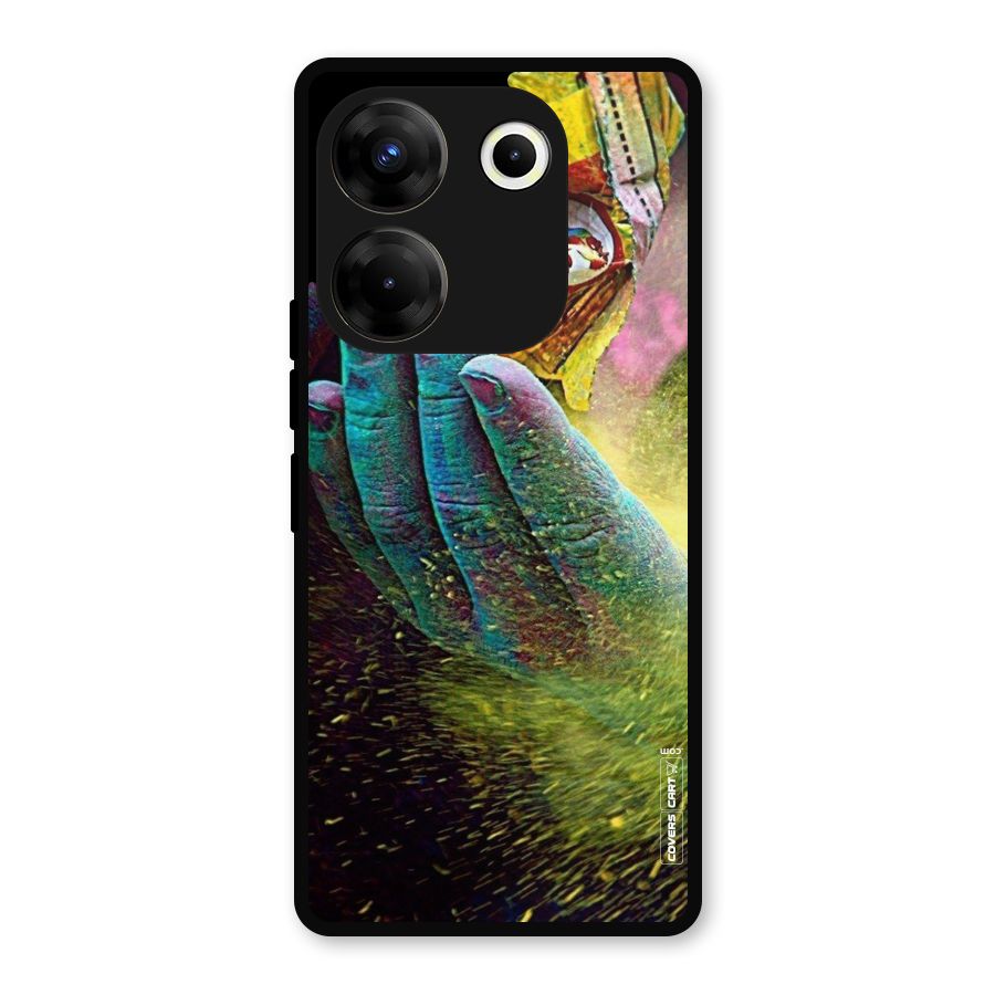 Exotic Colours Metal Back Case for Tecno Camon 20 Pro