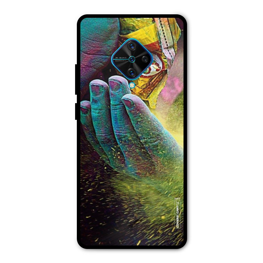 Exotic Colours Metal Back Case for Vivo S1 Pro