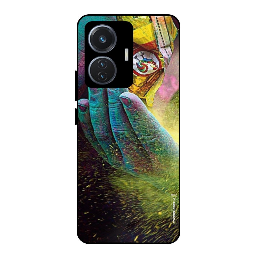 Exotic Colours Metal Back Case for Vivo T1 44W