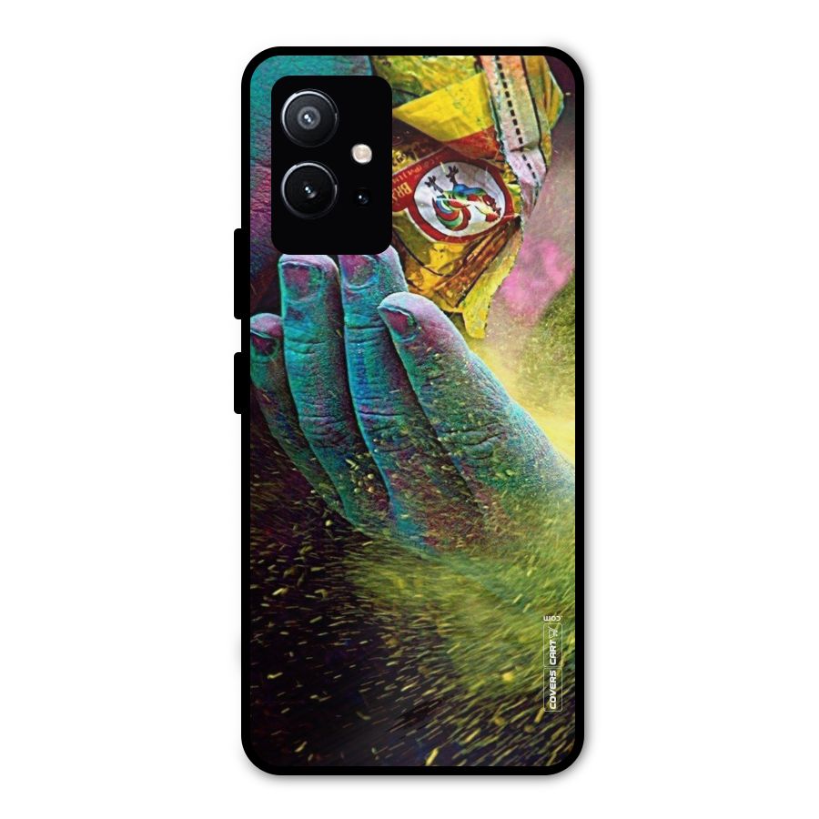 Exotic Colours Metal Back Case for Vivo T1 5G
