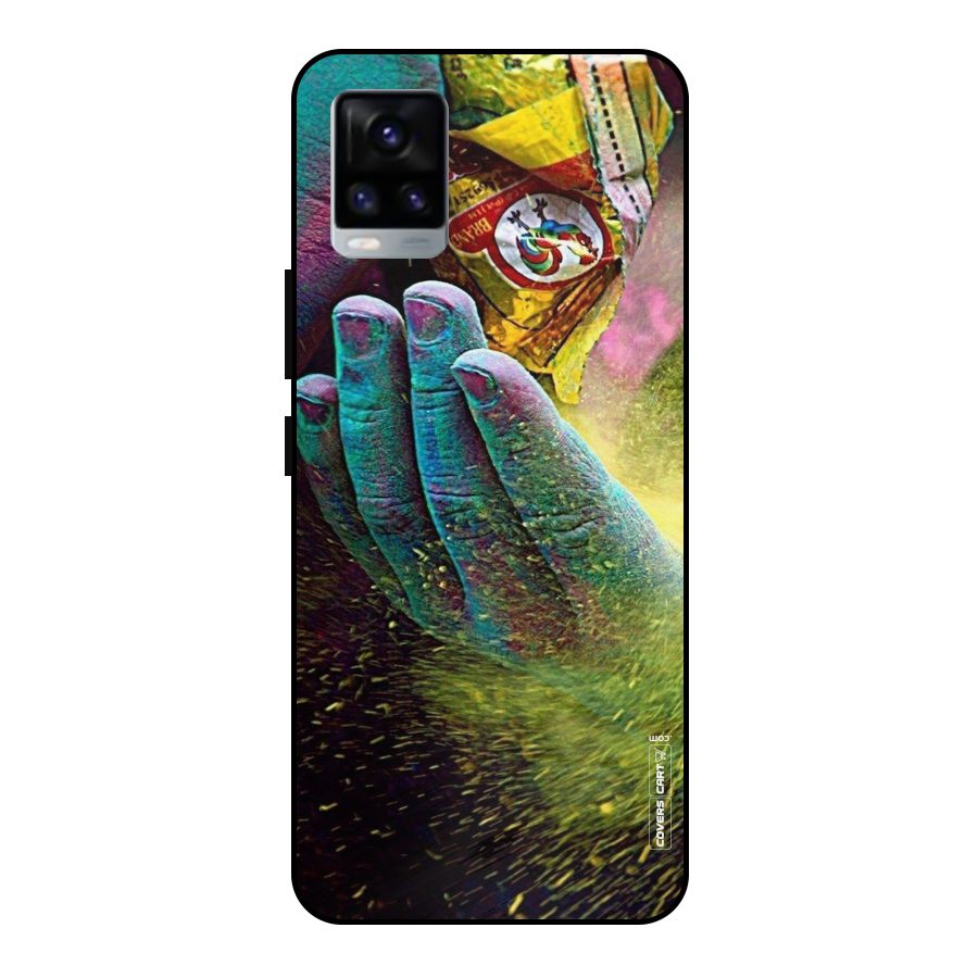 Exotic Colours Metal Back Case for Vivo V20 2021