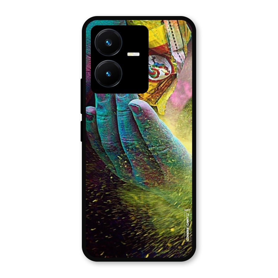Exotic Colours Metal Back Case for Vivo Y22