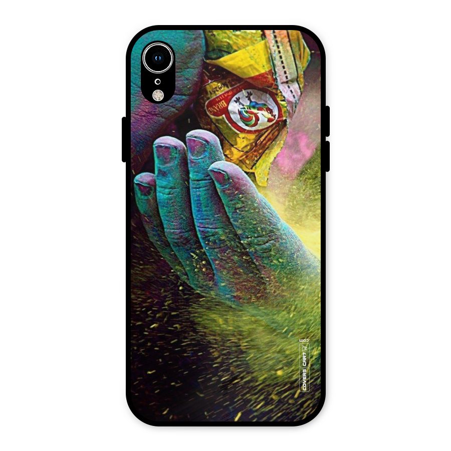 Exotic Colours Metal Back Case for iPhone XR