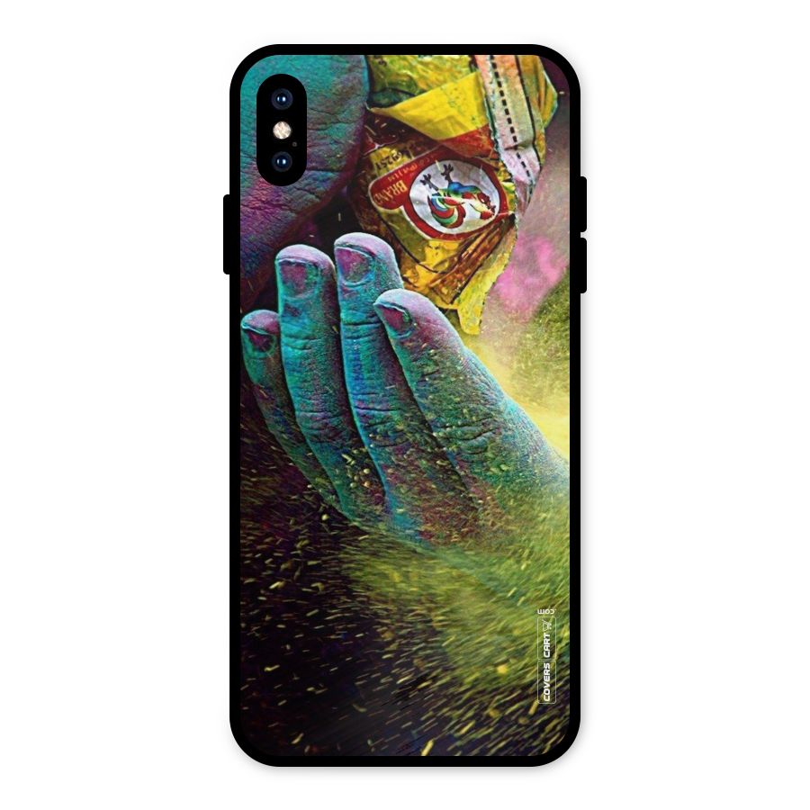 Exotic Colours Metal Back Case for iPhone XS Max