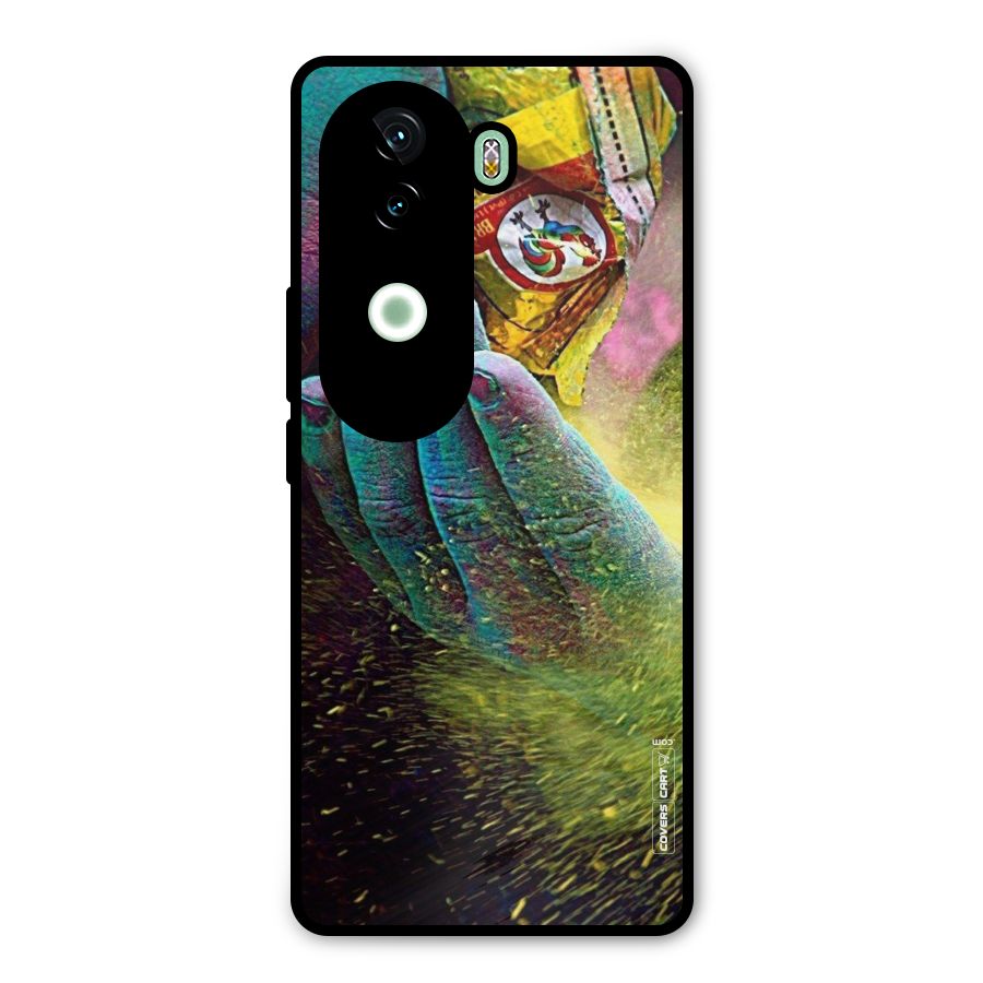 Exotic Colours Metal Back Case for iQOO Z9s