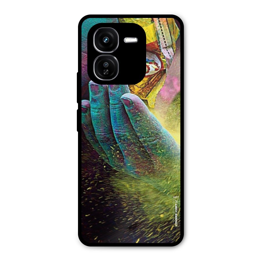 Exotic Colours Metal Back Case for iQOO Z9x