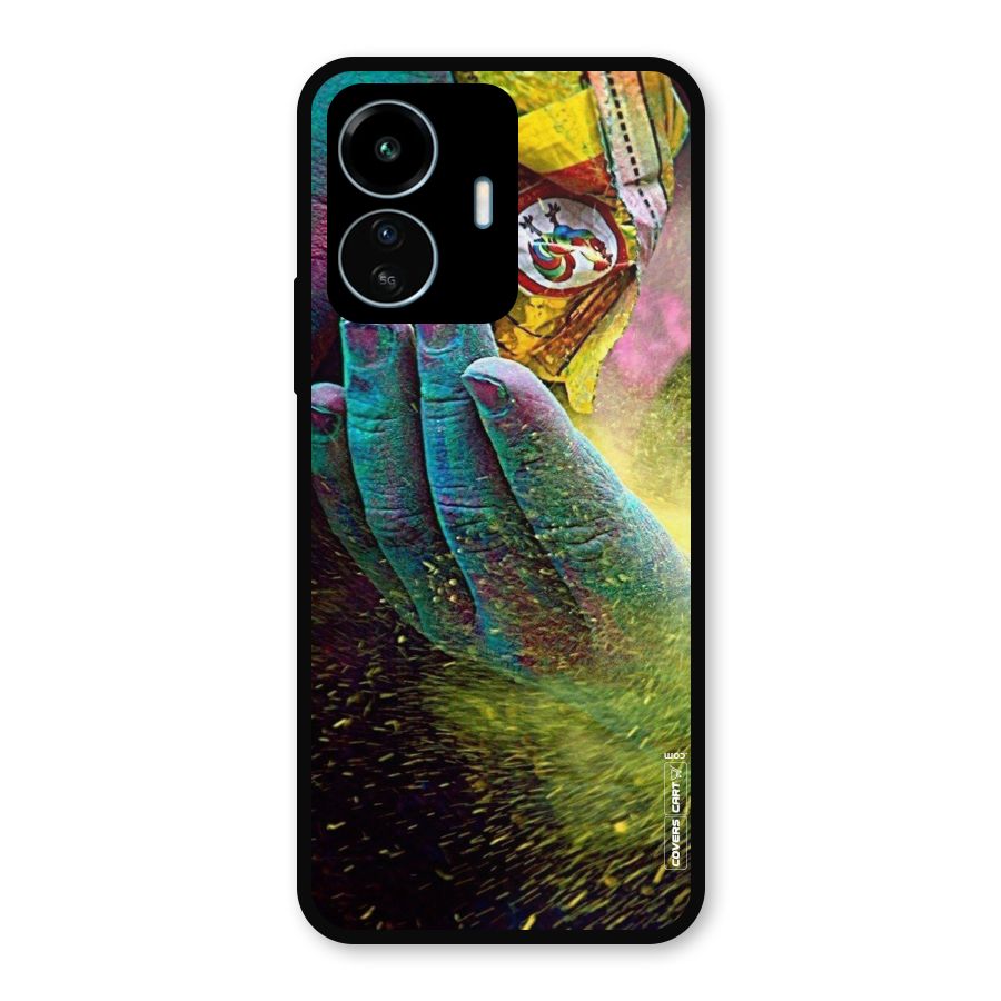 Exotic Colours Metal Back Case for vivo iQOO Z6 Lite 5G